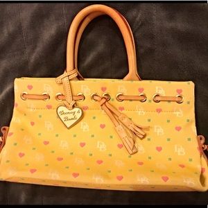 Dooney & Bourke Heart Tiny Tassel Tote Purse